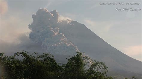 erupsi gunung hari ini